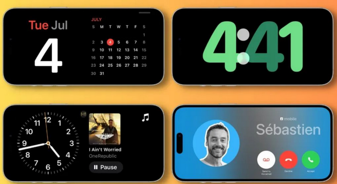 三门峡苹果手机维修分享iOS17横屏充电待机显示有什么好处 