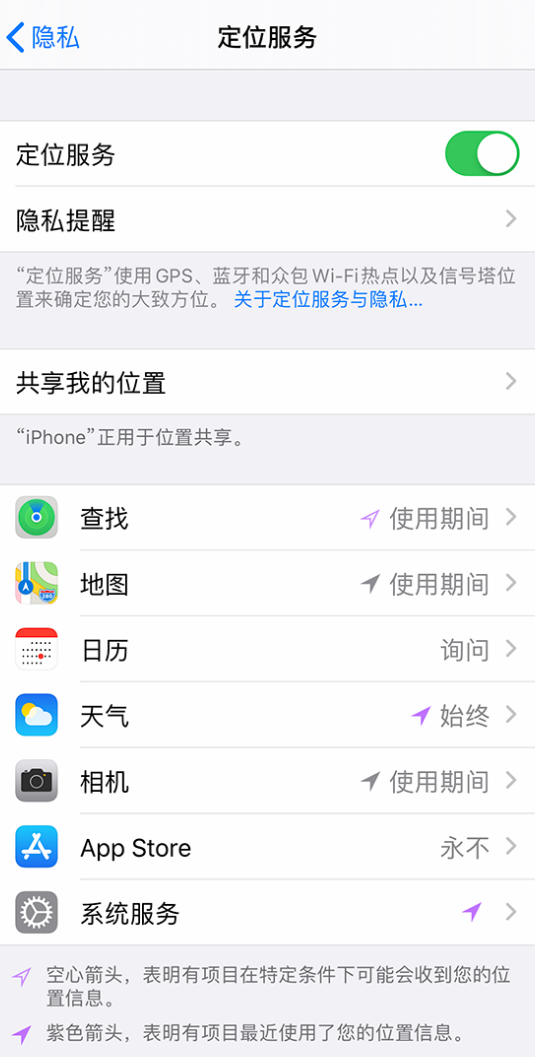 三门峡苹果手机维修分享iPhone 状态栏中时间显示为蓝色图标是什么情况 